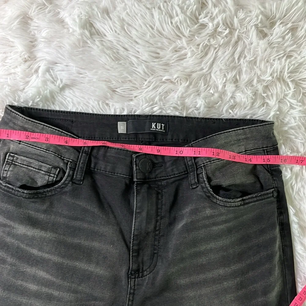 KUT From The Kloth CONNIE High Rise Ankle Skinny Size 10 - Picture 10 of 10